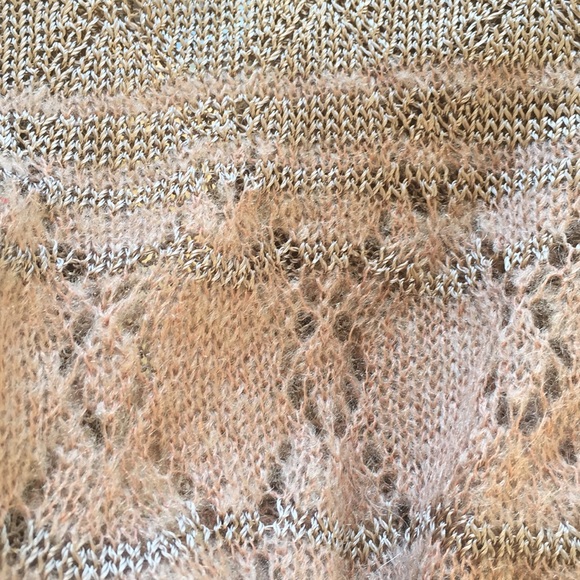 J. Jill superfine sweater knit metallic & mohair - Picture 7 of 8